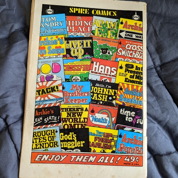 "Archie's Car" Vintage Spire Christian Comics - Picture 2 of 2